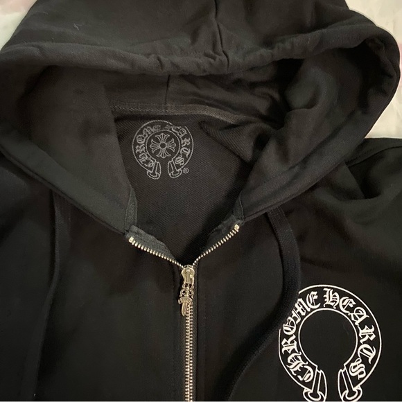 Moletom Chrome Hearts Horseshoe Zipper - Picture 2 of 7